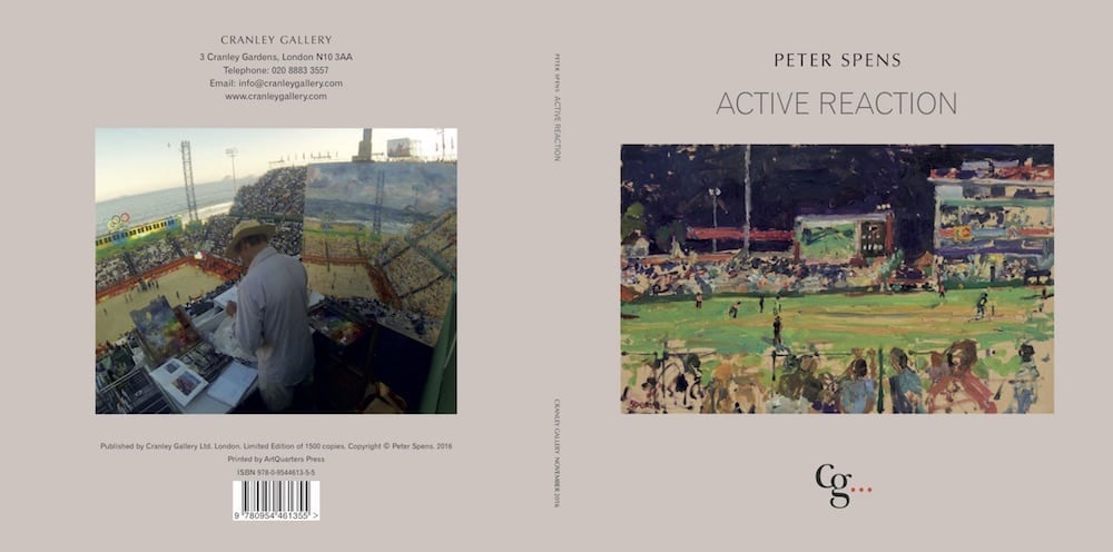 Peter Spens Active Reaction 2016 exhibition catalogue cover