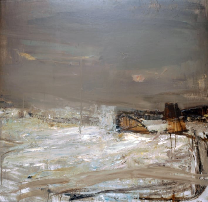 Winter Sea by Joan Eardley. Oil on Board