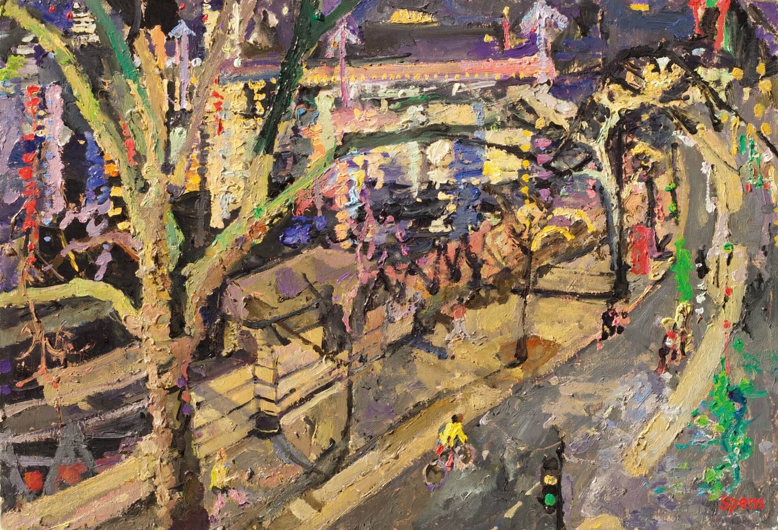 17. Embankment from Waterloo Bridge. 2021.