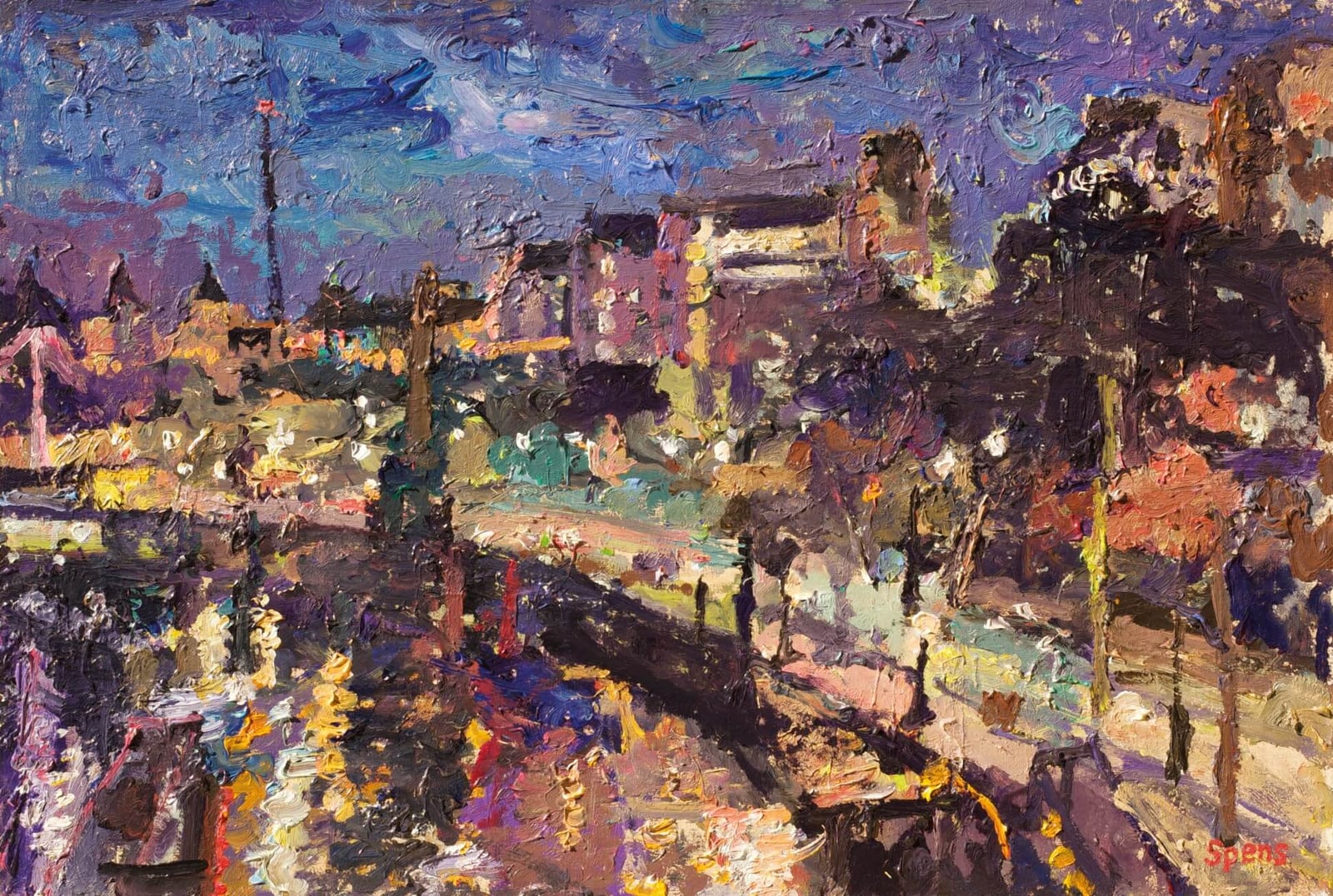 18. West from Waterloo Bridge, January 2021.