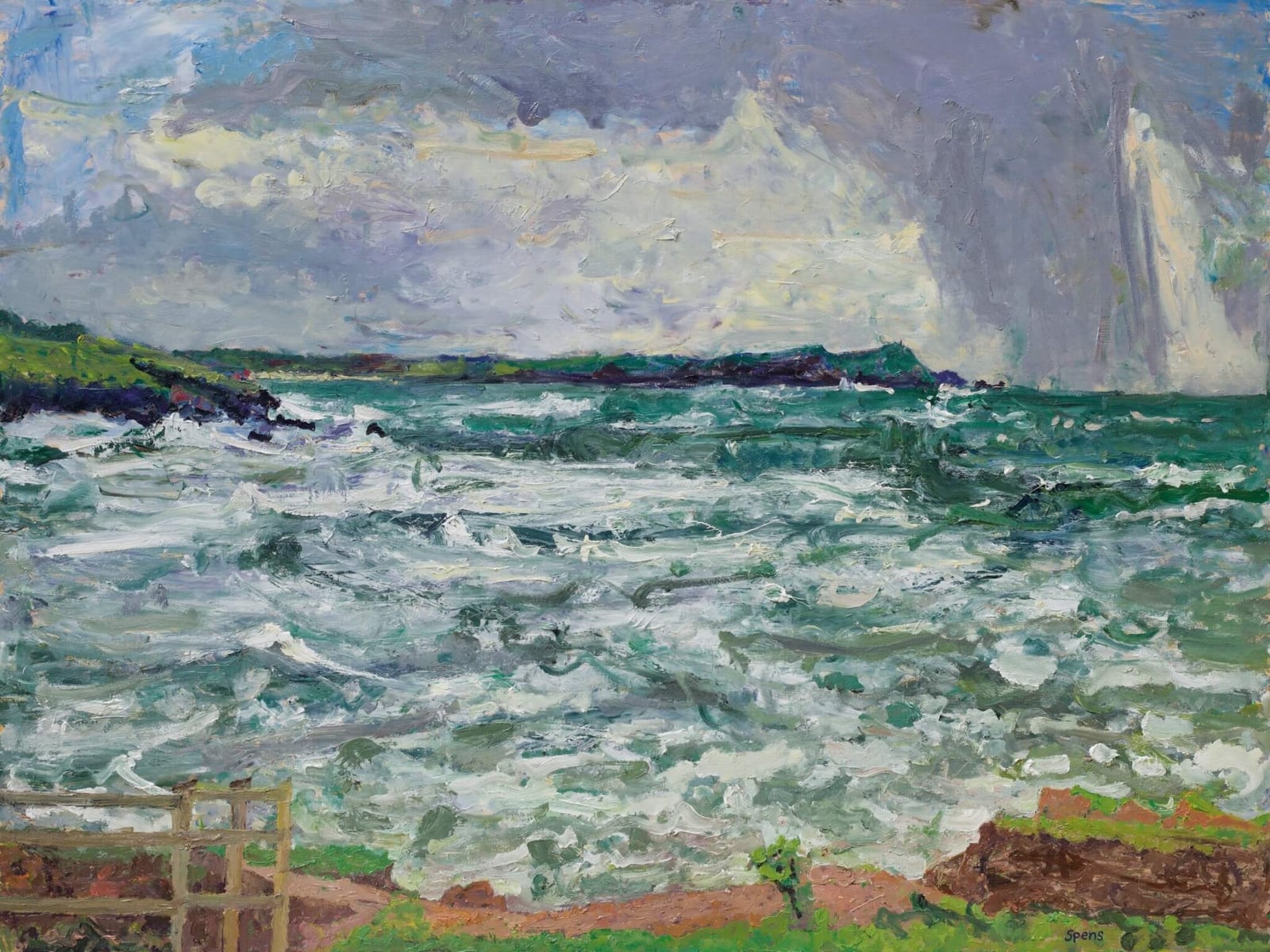 24. March storm Polzeath. 2019.