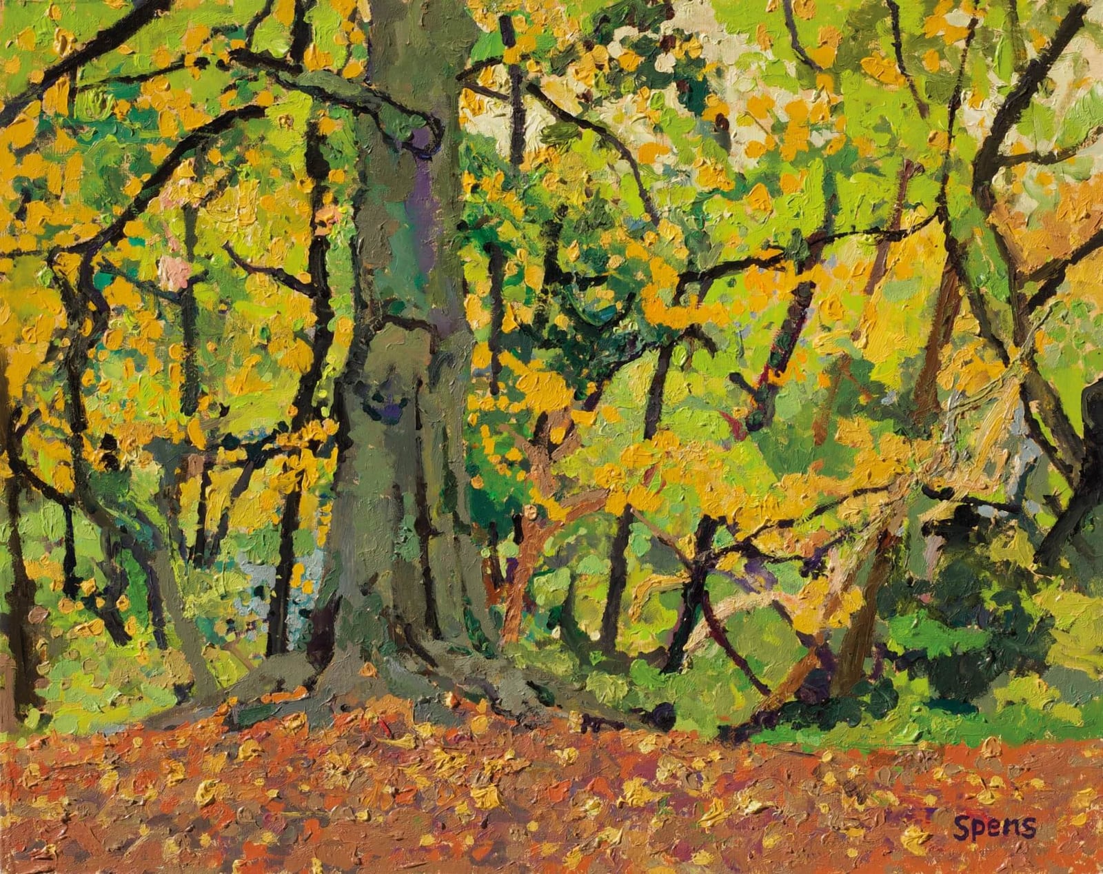 37. Autumn Copse, Hampstead Heath. 2020.