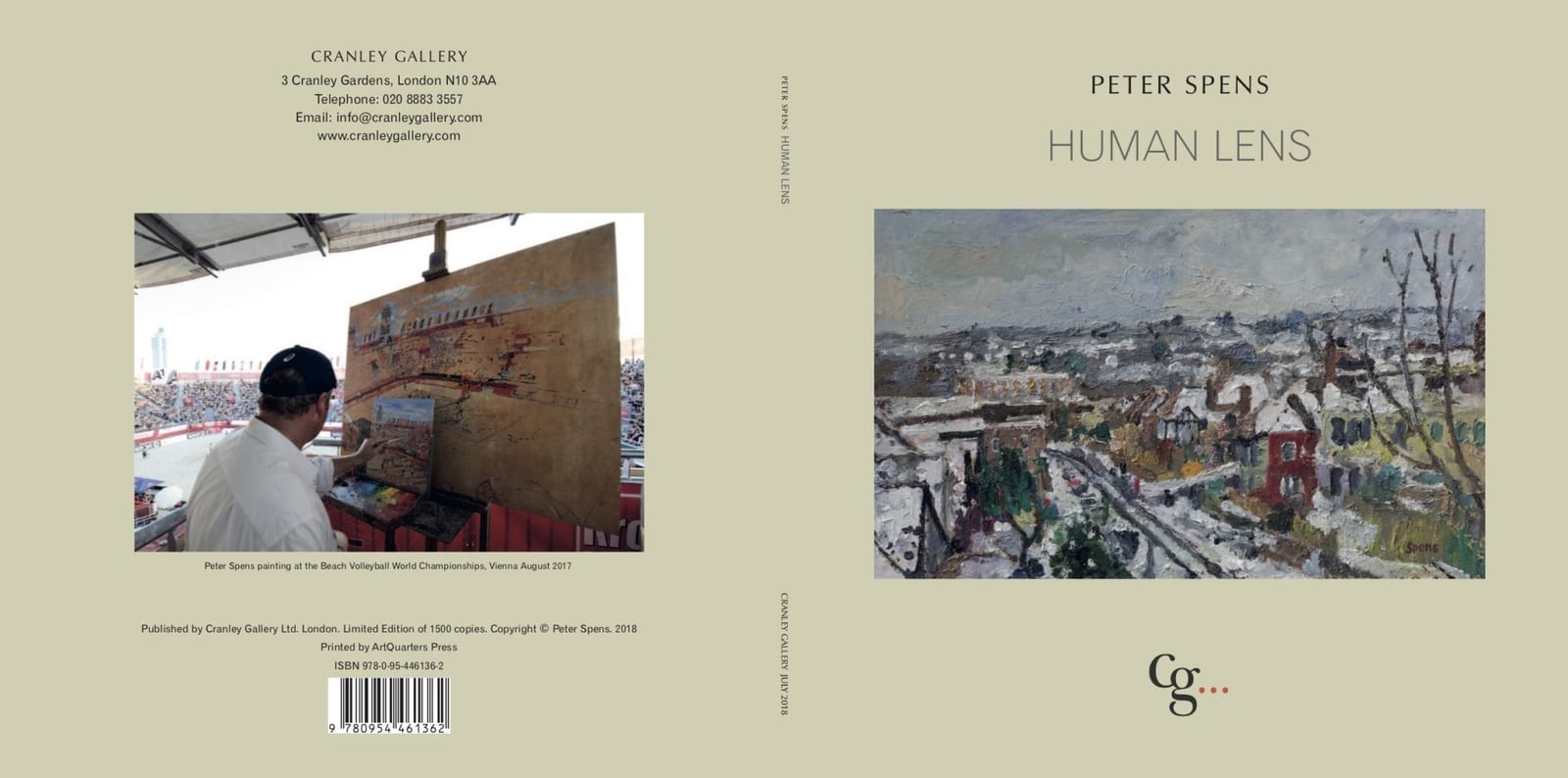 Peter Spens Human Lens 2018 exhibition catalogue cover