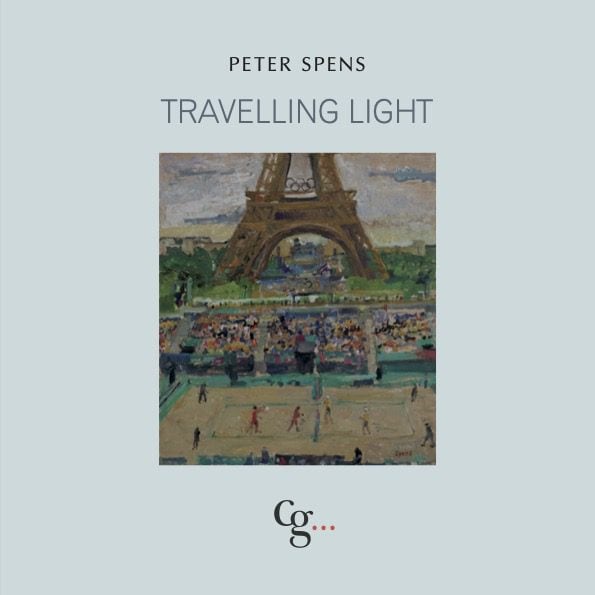 Travelling Light exhibition catalogue cover by Peter Spens