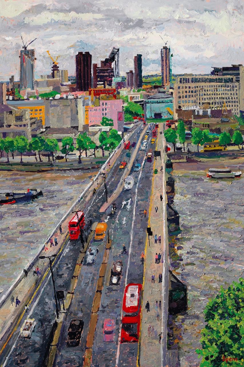 Waterloo Bridge from Brettenham House. 2017. 91 x 61 cm