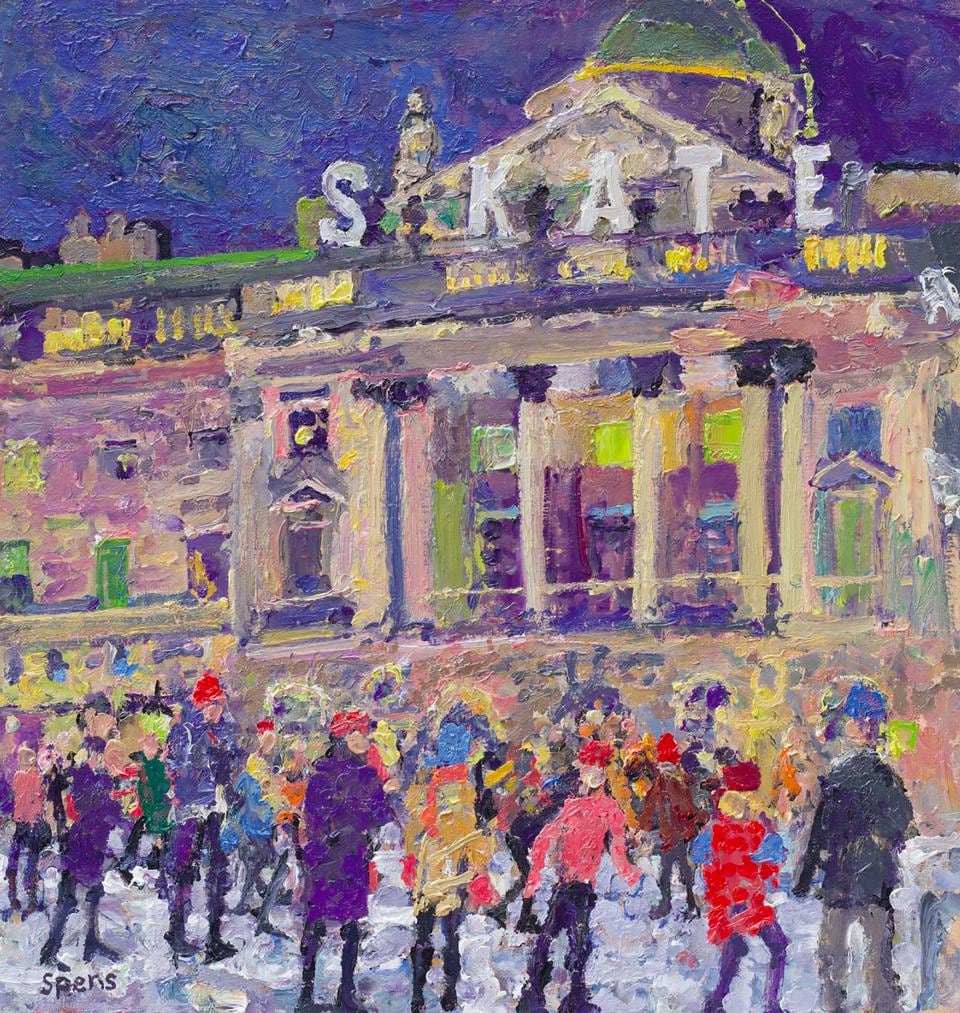 Skate, Somerset House. 35.7 x 34 cm