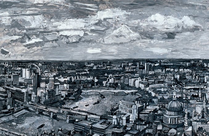 West from the Vertigo Bar Tower 42. 2002. 117 x 75 cm