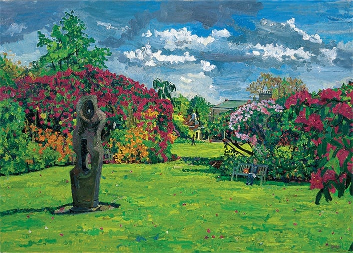 Hepworth and Rhododendrons, Kenwood House. 2009. 102 x 143 cm. POA
