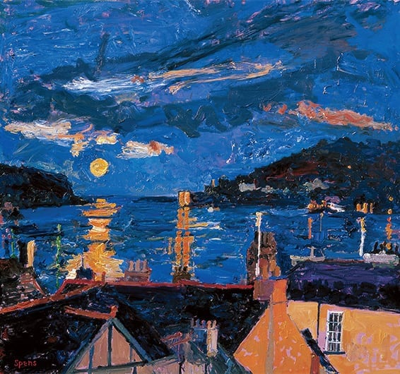Full moon, Dartmouth 2009 by Peter Spens