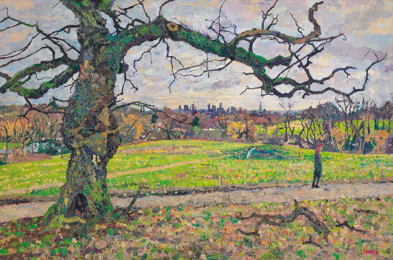 Winter Oak, Hampstead Heath. 2018. 59.5 x 90 cm. Limited edition of 24 prints available