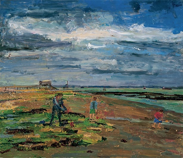 Dams, Bembridge Beach. 2008. 88 x 103 cm. POA