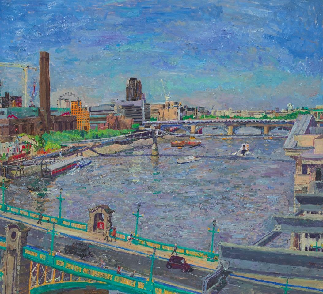 Summer, West from Queen Street Place. 2012. 112.5 x 122 cm