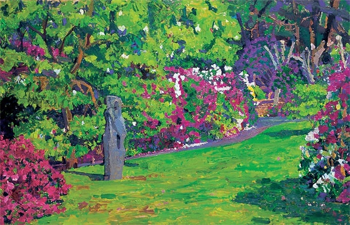 Rhododendrons, Kenwood House. 2008. 79 x 122 cm. SOLD