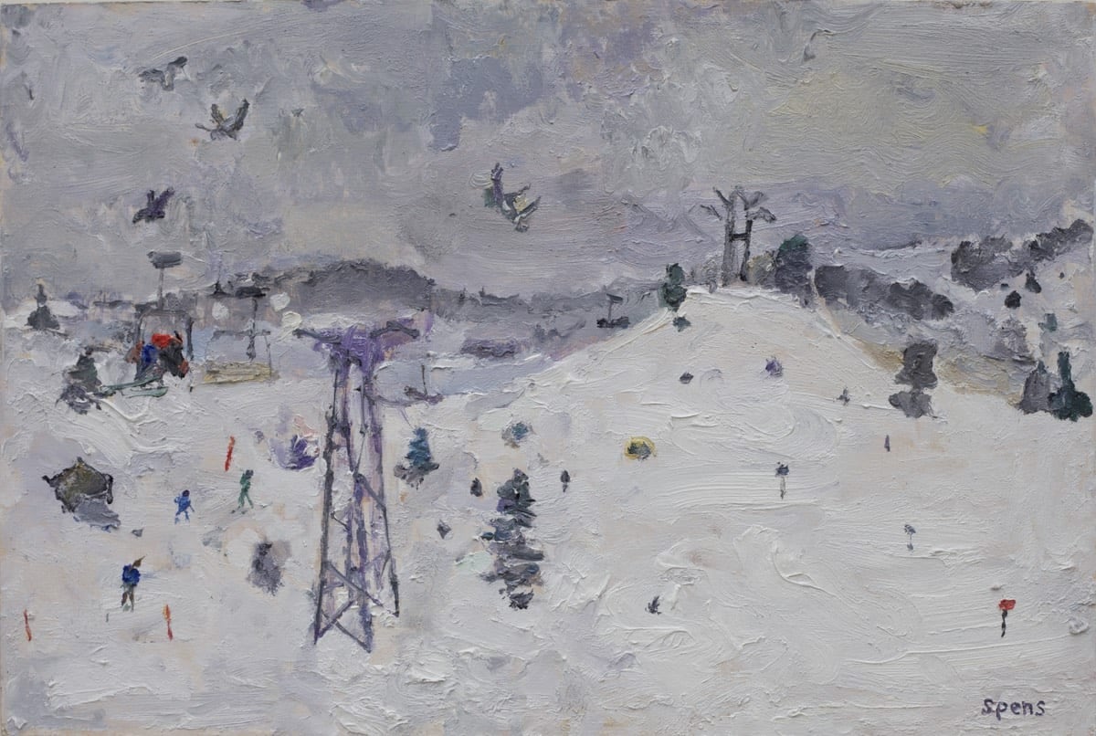 Snowfall, Jungfrau. 2016 (26 x 34 cm)