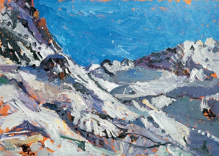 Bright afternoon, Val Thorens. 2009. 29 x 41 cm. SOLD