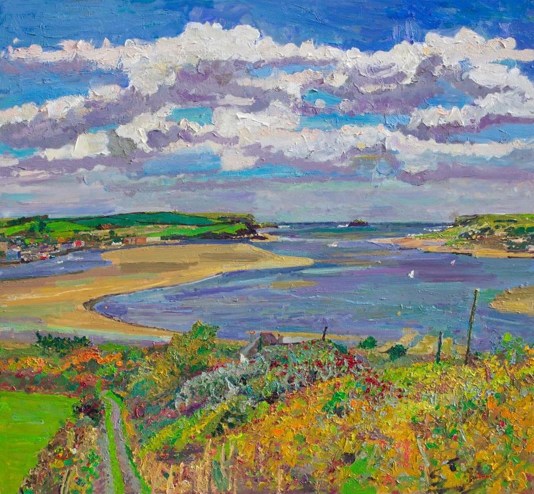 Camel Estuary from Tregonce 2013 by Peter Spens