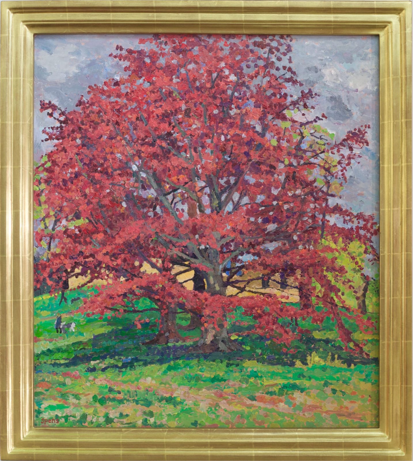 Hampstead Beeches, new leaves. 69 x 70 cm. SOLD