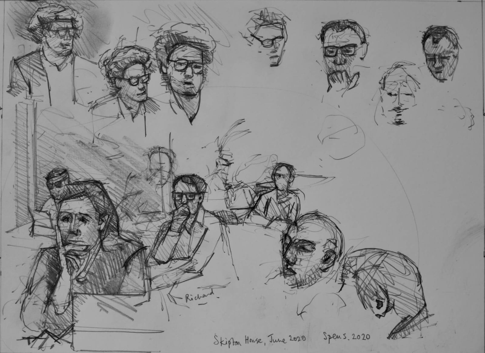 6pm PPE Meeting, Skipton House. Drawing