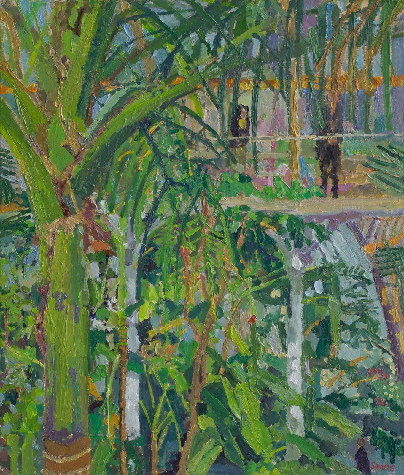 Palm House, Kew Gardens. February. 35.5 x 30.5 cm. SOLD