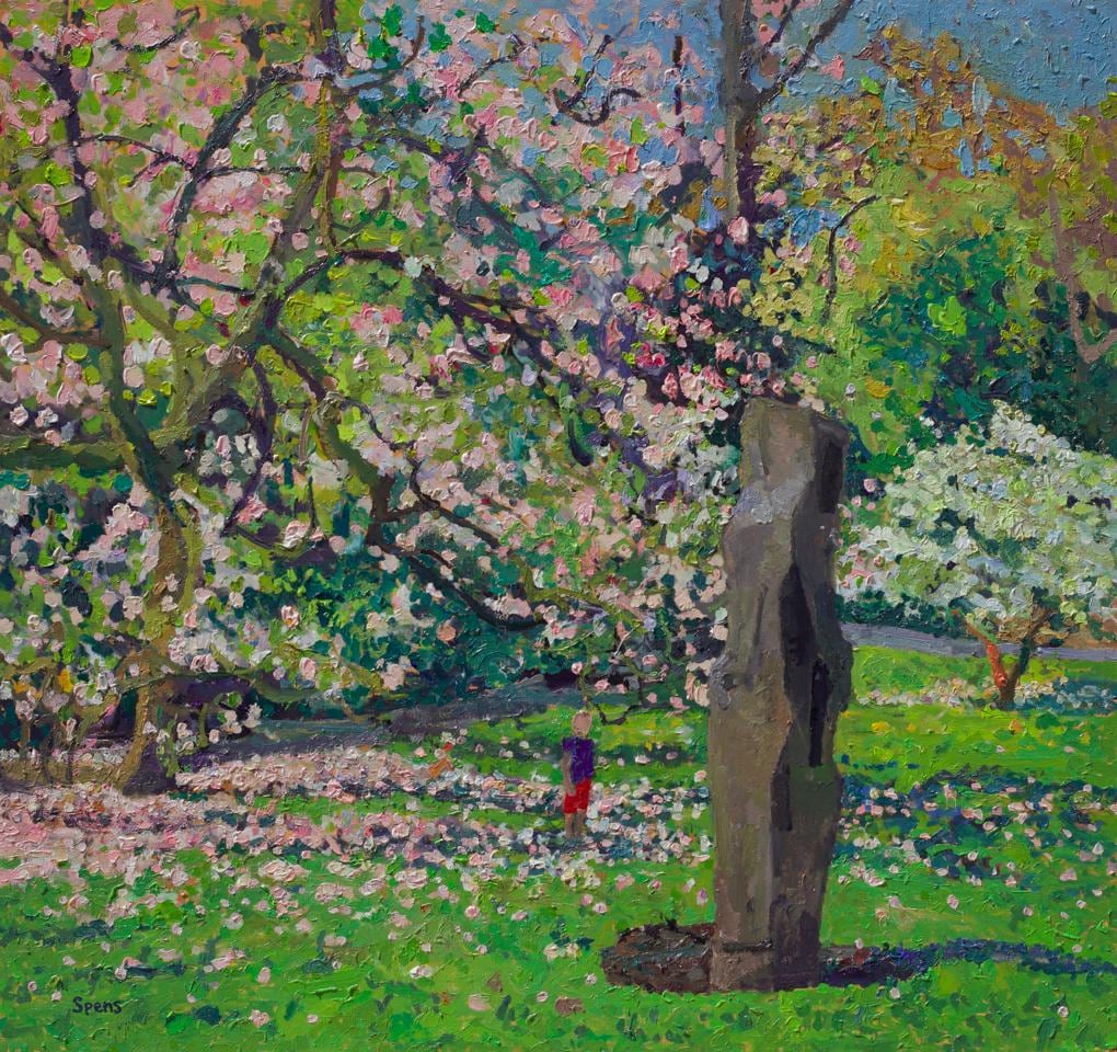 Magnolia blossom, Kenwood. 2019. 57 x 60.5 cm. SOLD