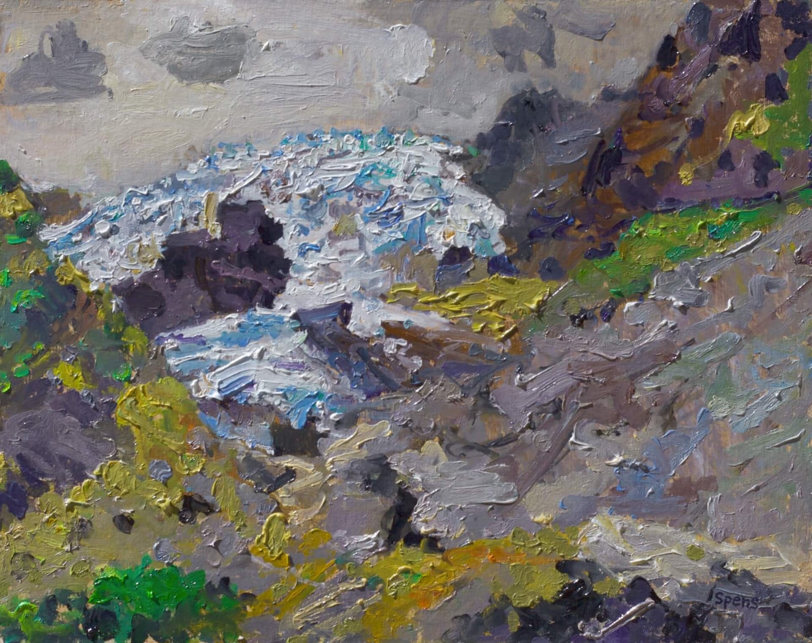 Franz Josef Glacier. 26.4 x 33.3 cm