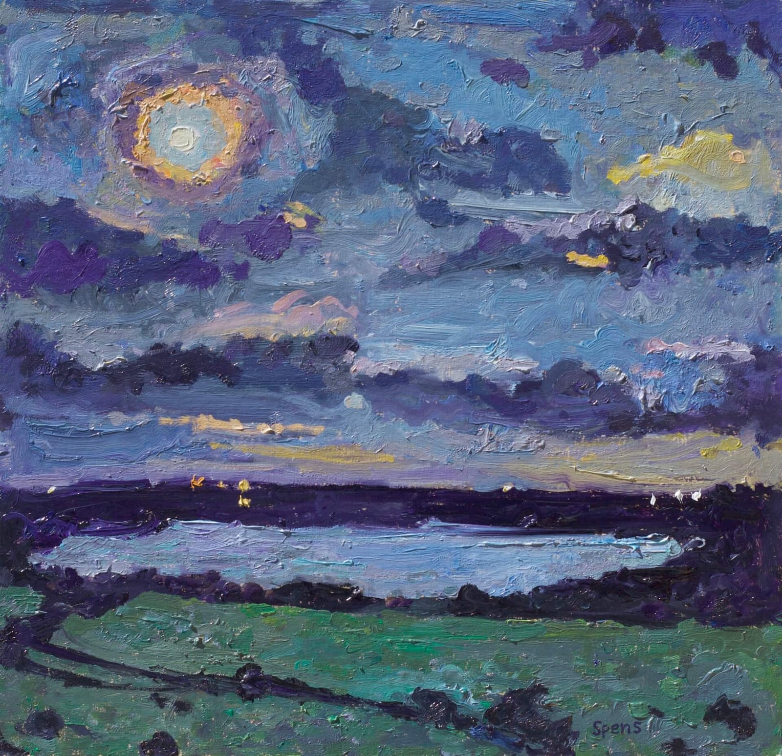 Moonlight, Tregonce by Peter Spens, 2020