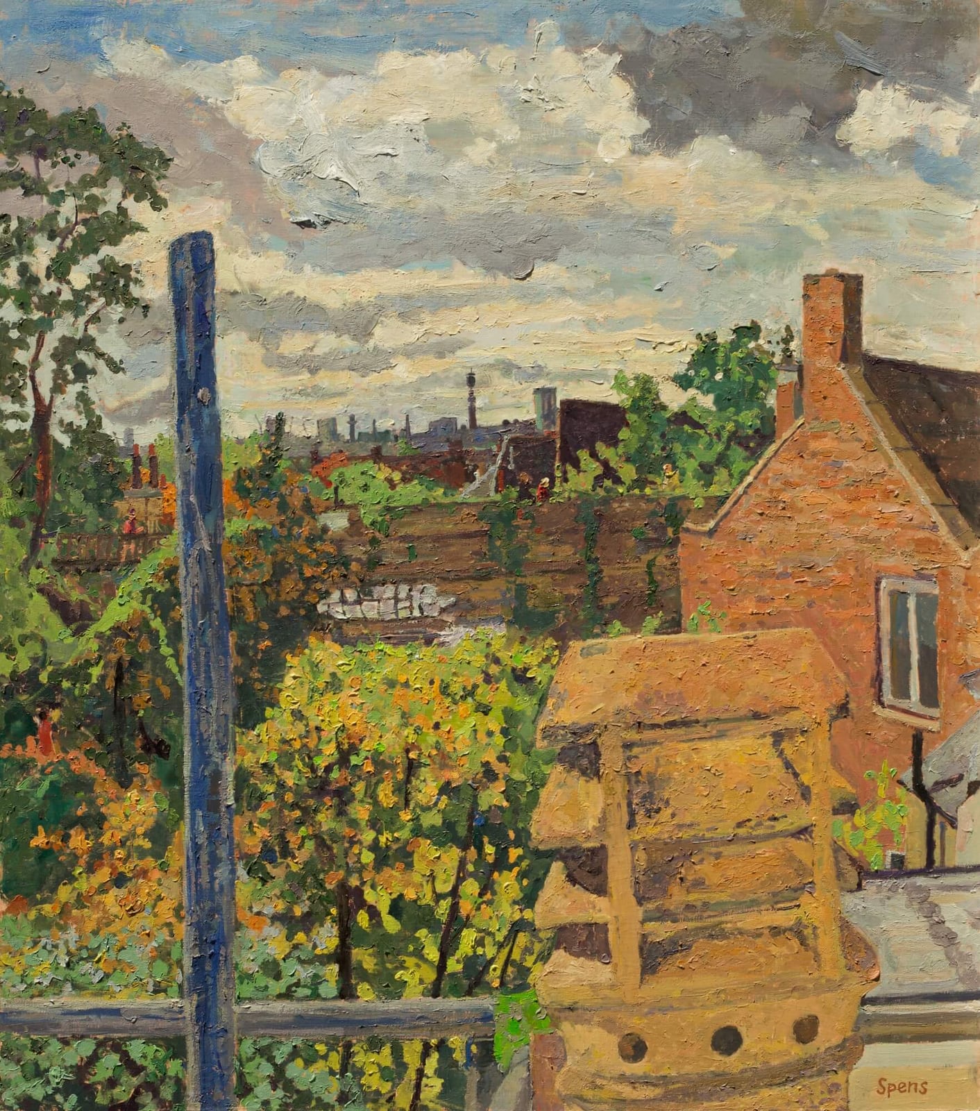 Roofscape, 76 Stapleton Hall Road by Peter Spens