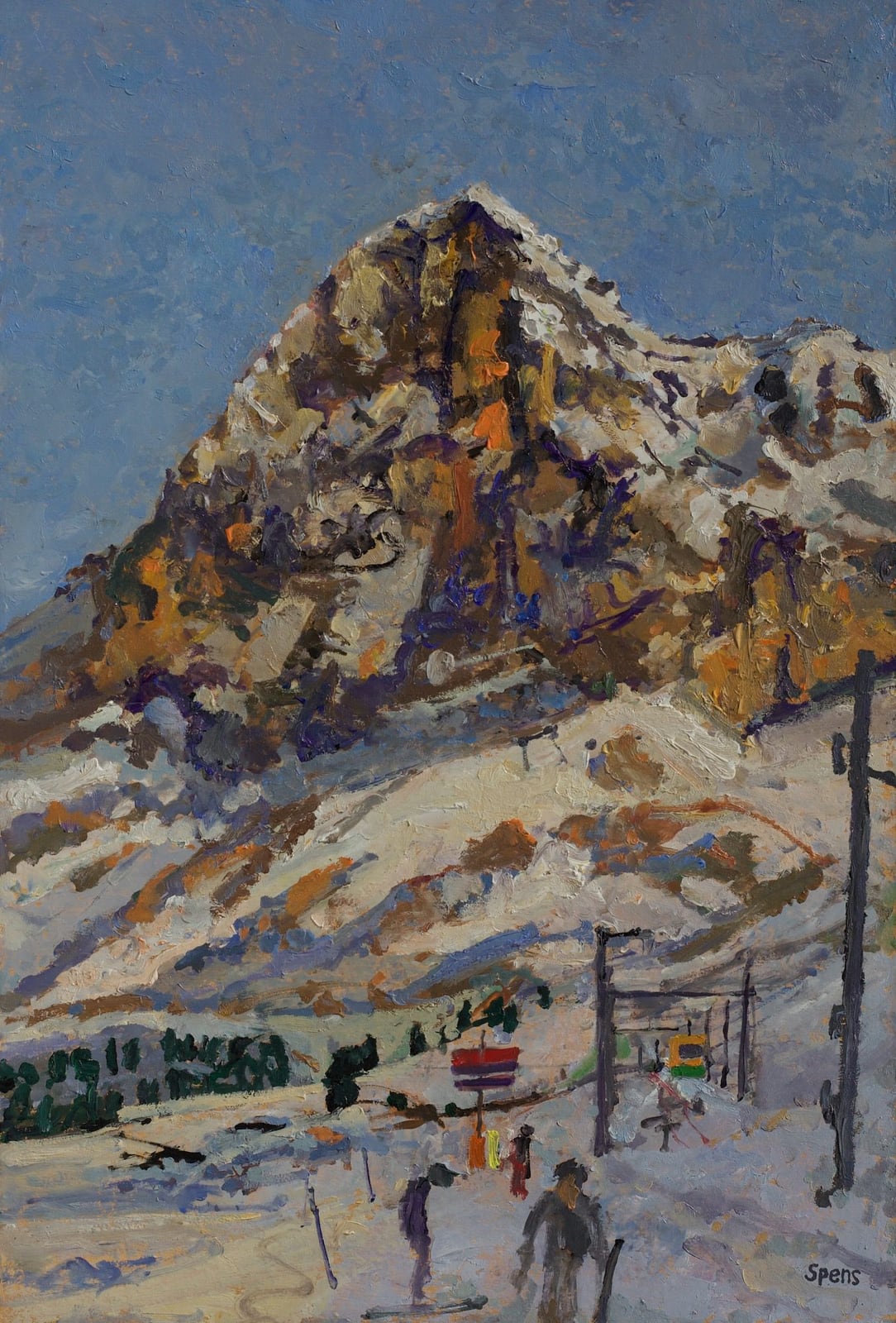 Eiger, last light. 2023. 40.2 x 27.2 cm